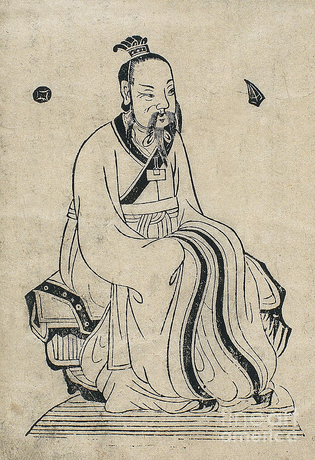 Yellow Emperor, Legendary Chinese Photograph by Wellcome Images
