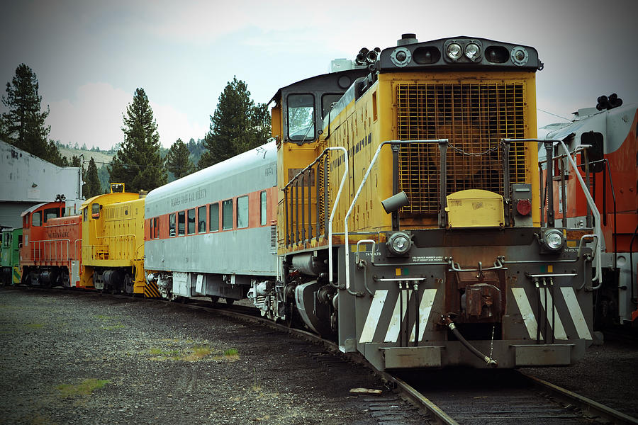 Yellow Engine Photograph by Holly Blunkall