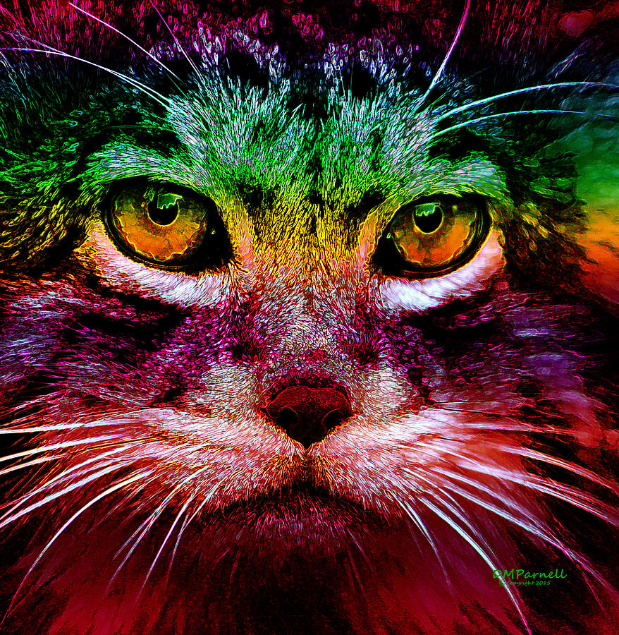 Yellow Eyes Digital Art by Diane Parnell Fine Art America