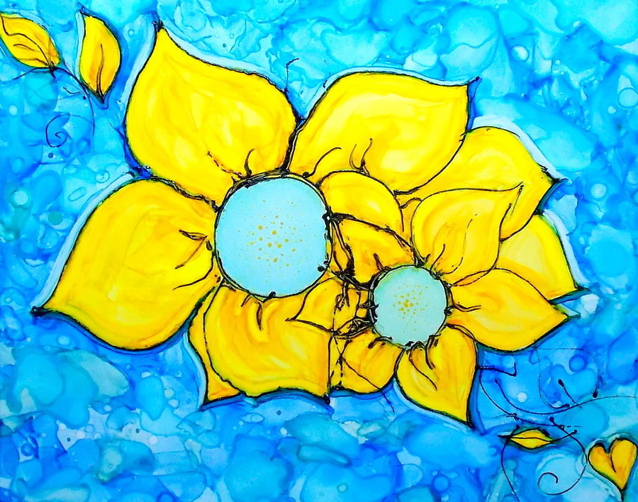 Yellow Flowers by Danielle Parent Yellow Flowers by Danielle Parent