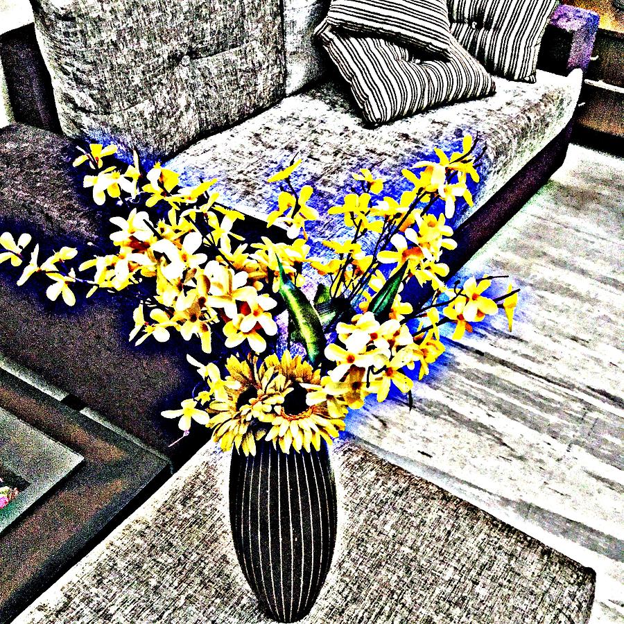 Yellow Flowers Art 3 Digital Art