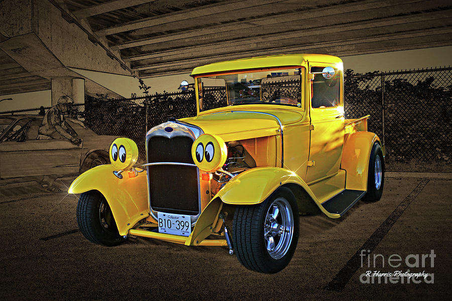 Yellow Ford Pickup Photograph by Randy Harris