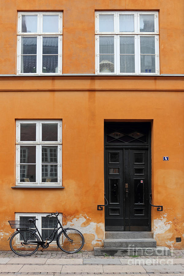 The Orange House Copenhagen Denmark Photograph by Julia Gavin