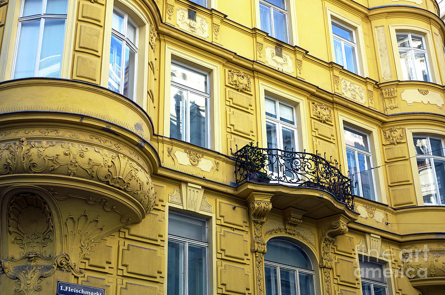 Yellow in Vienna Photograph by John Rizzuto