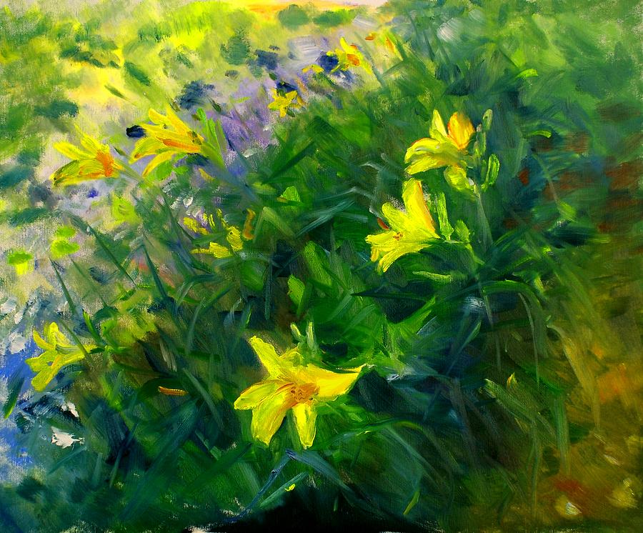 Yellow is my Color Painting by Ann Bailey
