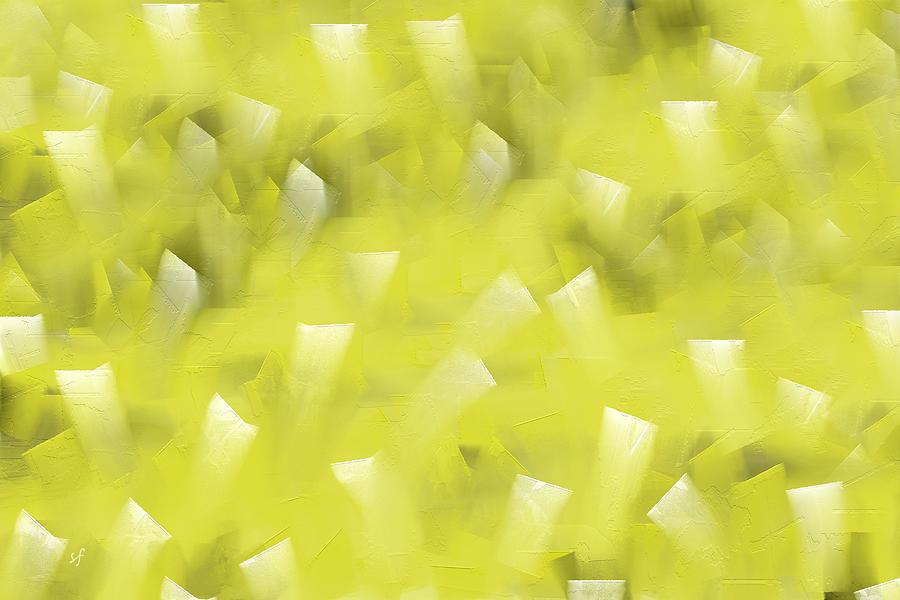 Yellow Knife Abstract Digital Art by Shelli Fitzpatrick