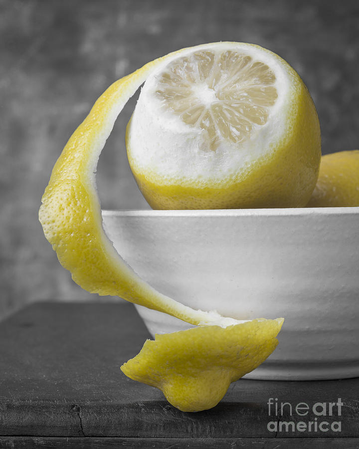 Yellow Lemons Photograph by Edward Fielding