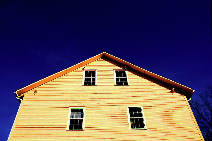 Architecture Photograph - Yellow Mill by Christine Montague