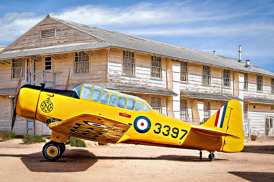 Yellow Plane Photograph by Maria Coulson