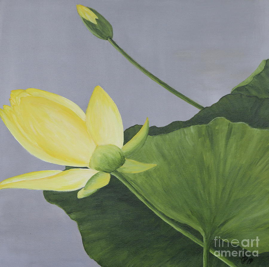 Spring Painting - Yellow Pond Beauty by Christiane Schulze Art And Photography