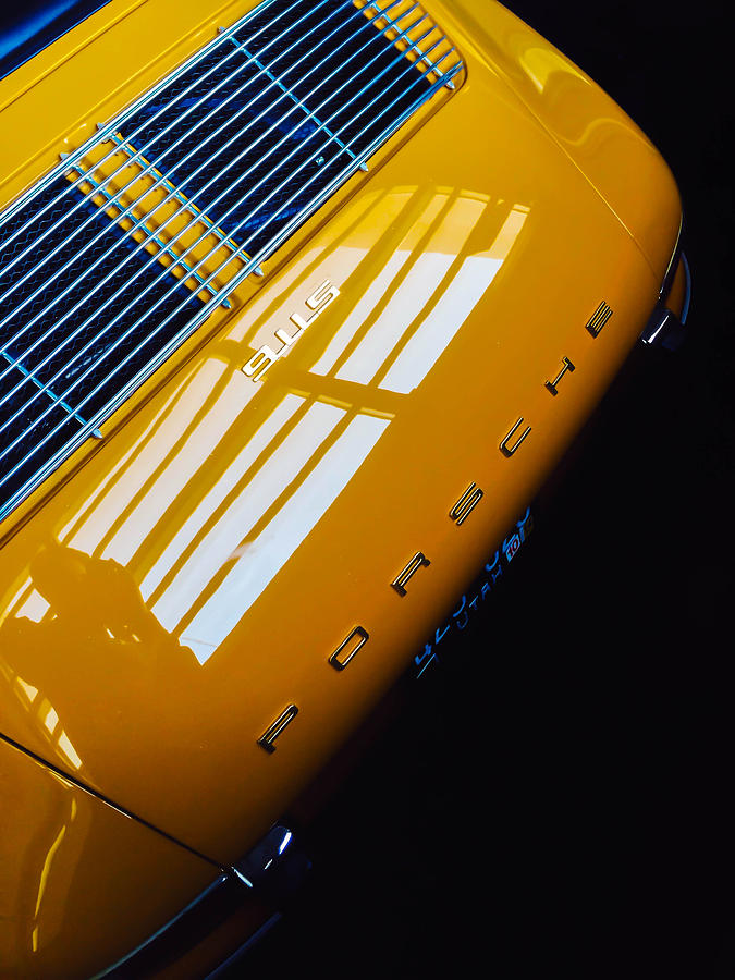 Yellow Porsche  Photograph by Britten Adams