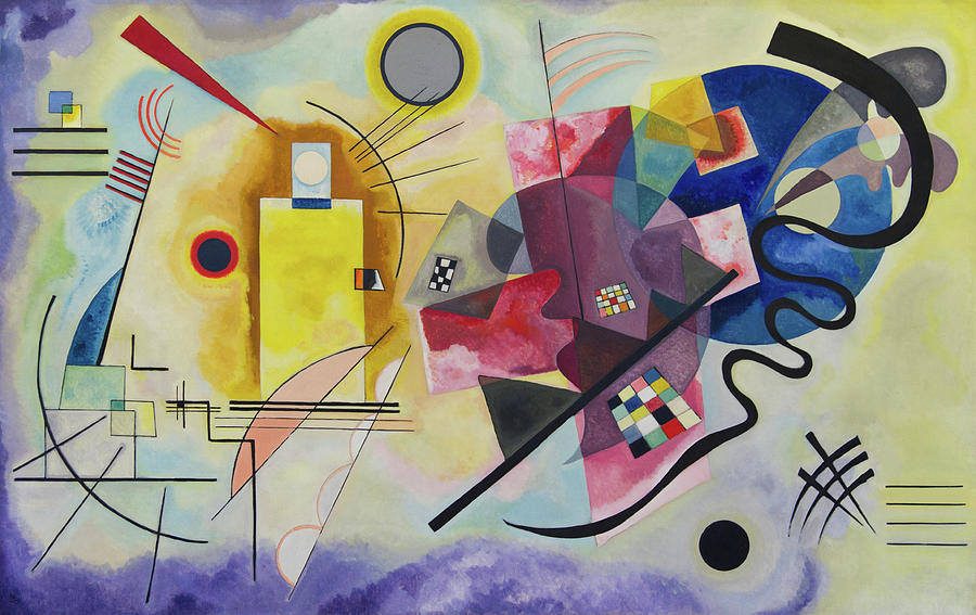 Yellow-Red-Blue Painting by Wassily Kandinsky