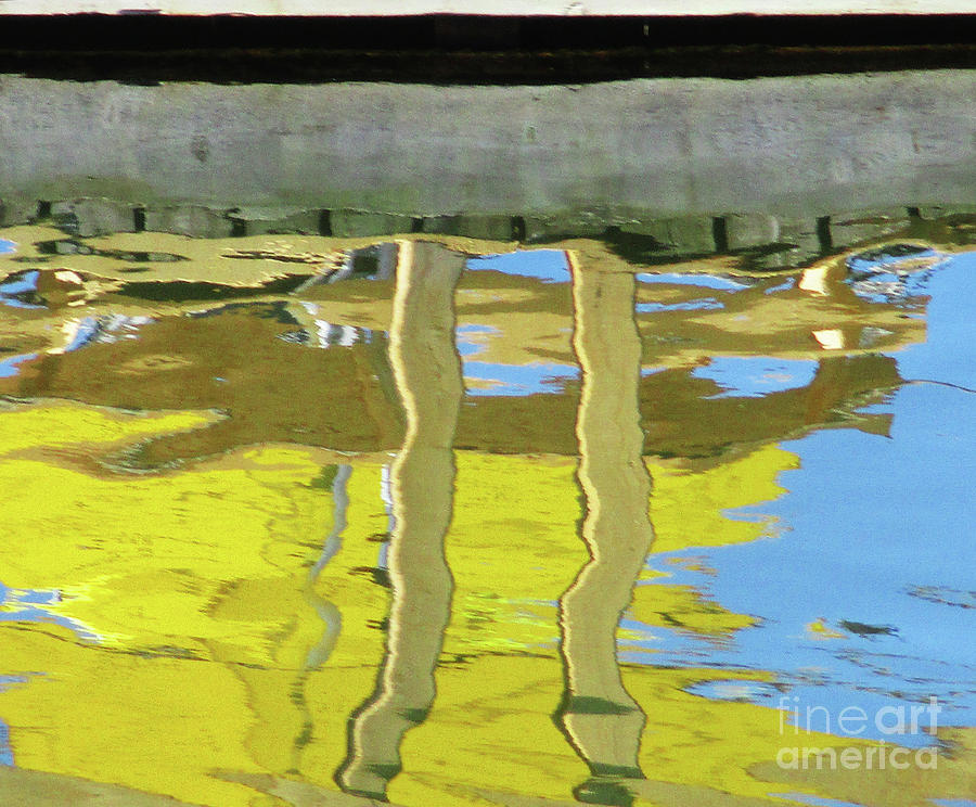 Yellow Reflection Photograph by Randall Weidner