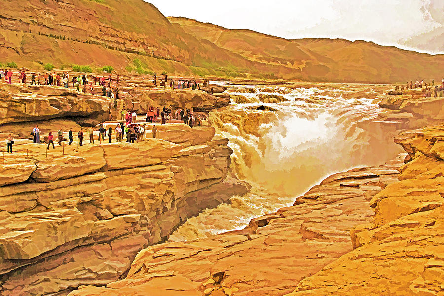 Yellow River Waterfalls Photograph by Dennis Cox