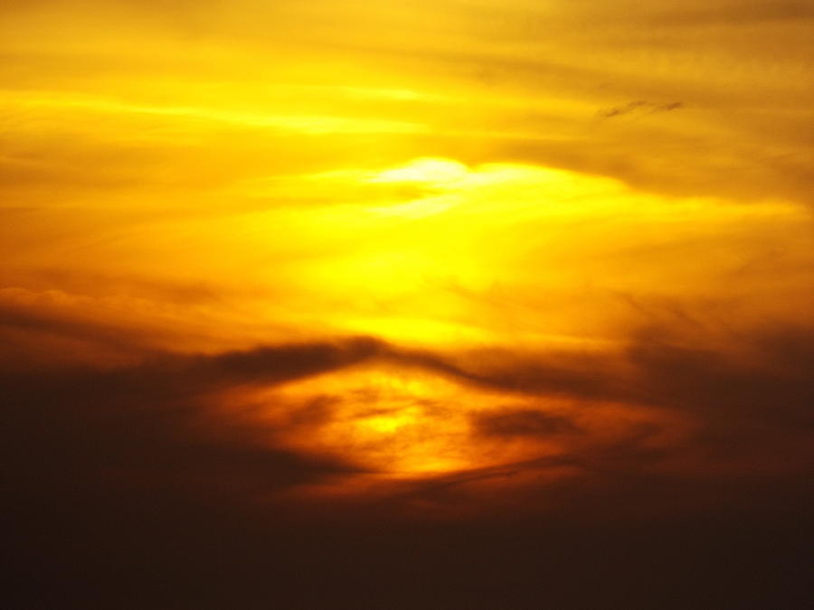 Sunset Photograph - Yellow Skies by Julie Pappas