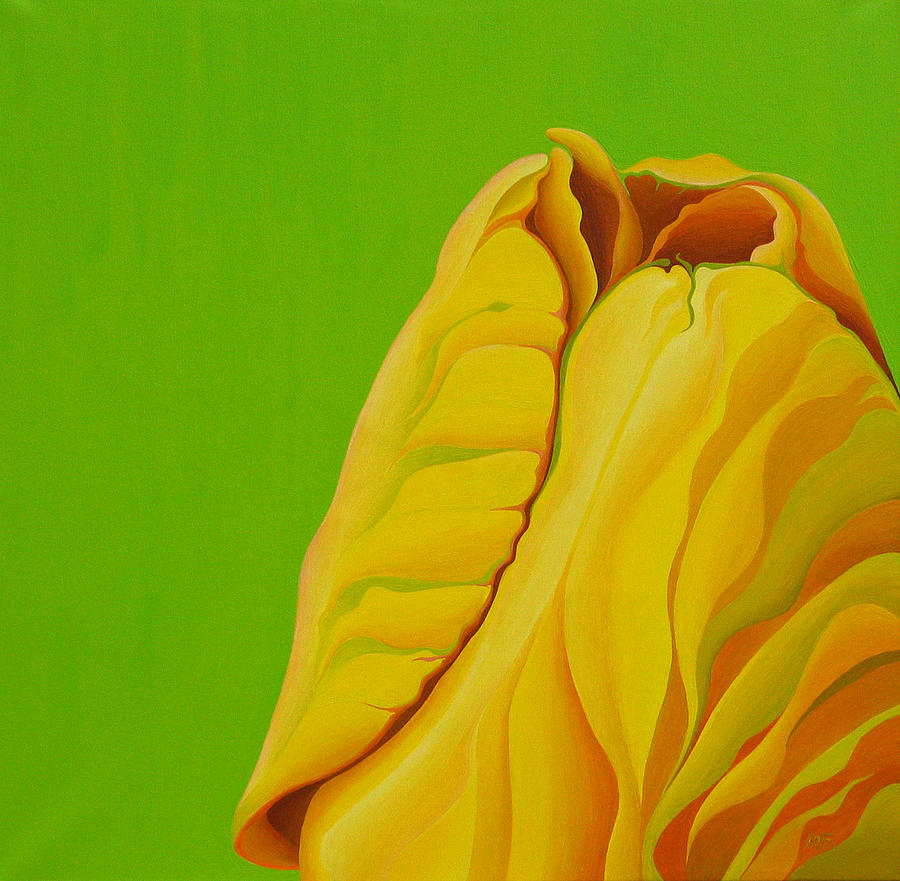 Yellow SomeBuddy Painting by Amy Ferrari
