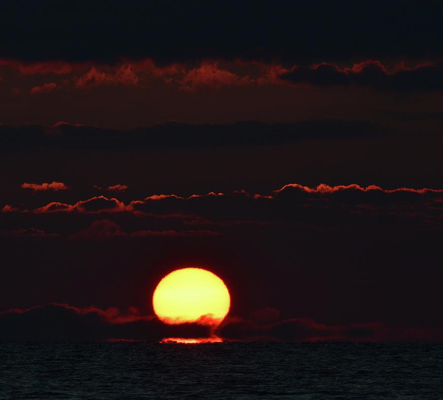 Yellow Sunrise  Photograph by Lyle Crump