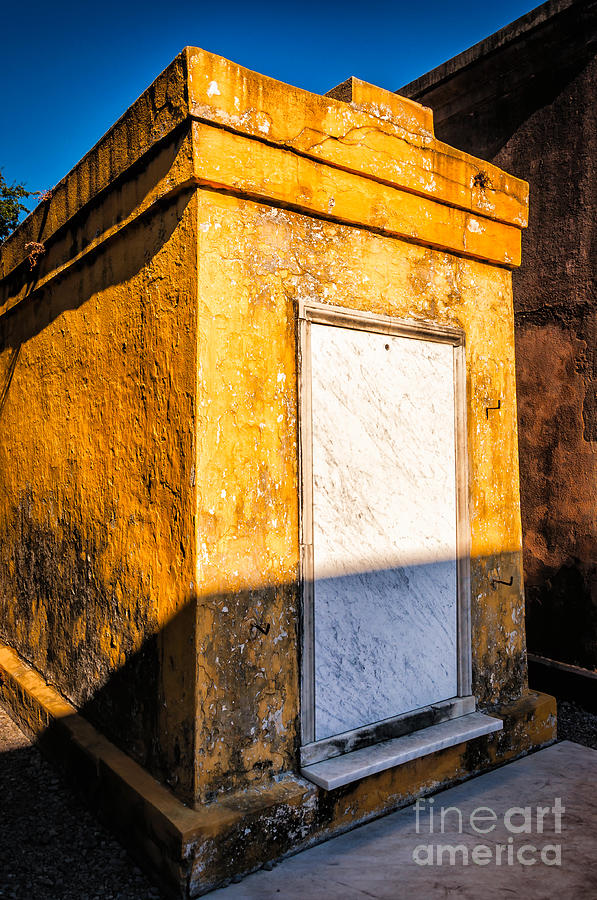 Yellow Tomb-St Louis 1 NOLA Photograph by Kathleen K Parker