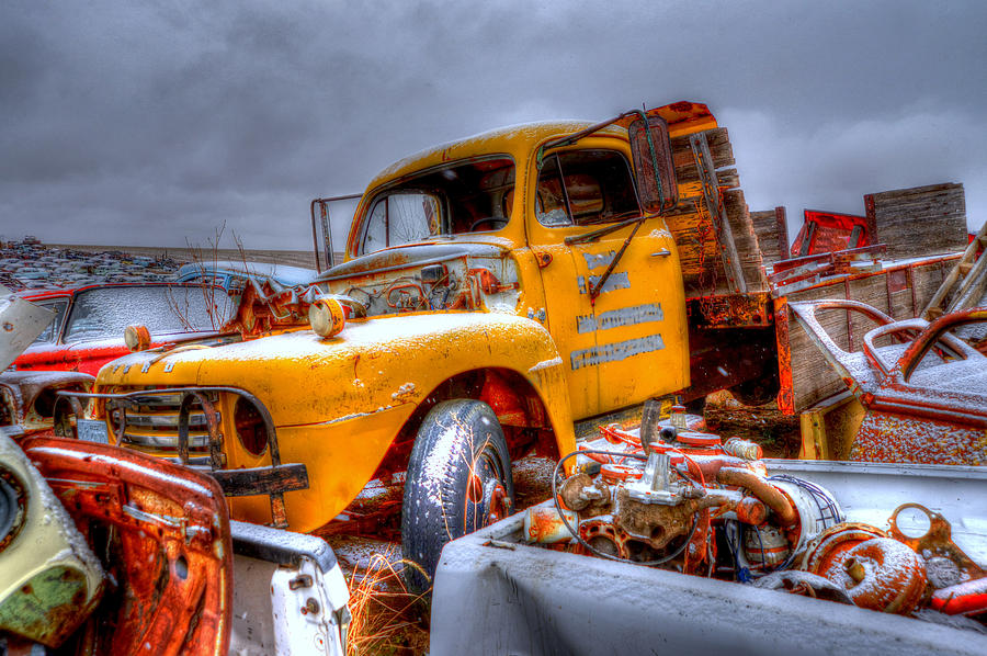 Yellow Truck Photograph by Craig Incardone
