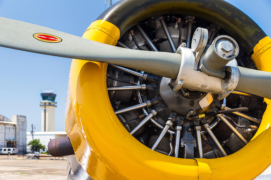 Yellow Valiant Cowling Photograph by Tim Stanley