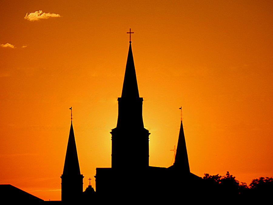 New Orleans The St. Louis Cathedral Photograph