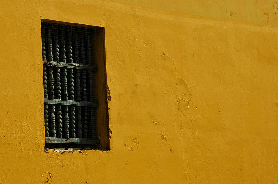 Yellow wall Photograph by Ricardo Dominguez