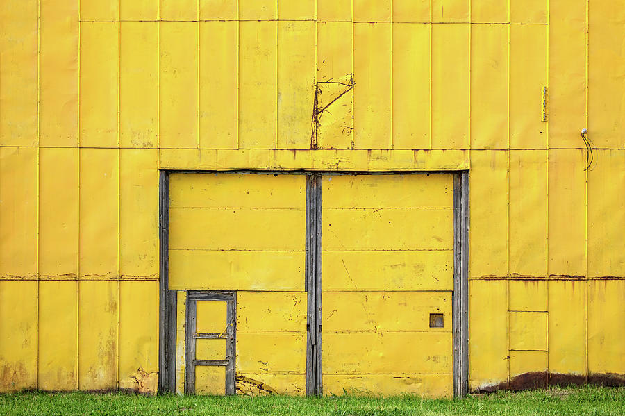 Yellow Wall Photograph by Todd Klassy