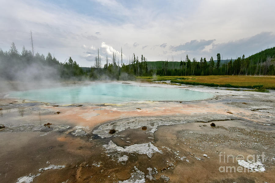 Yellowstone Acid Pool Photograph by Paul Quinn