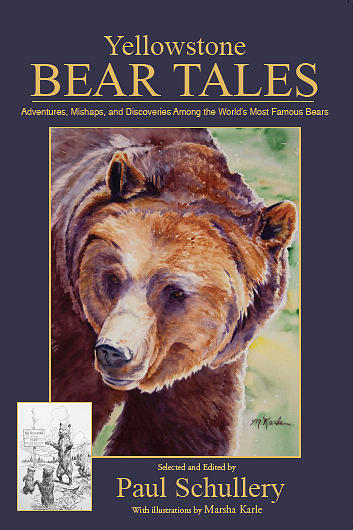 Yellowstone Bear Tales - Adventures, Mishaps and Discoveries Among the Worlds Most Famous Bears Painting by Marsha Karle
