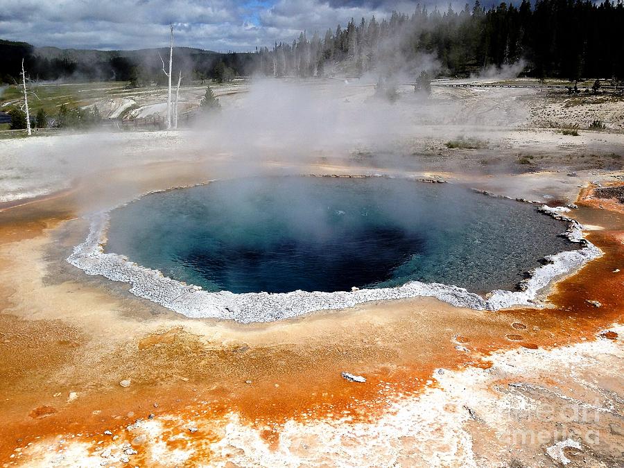 Yellowstone Boil Photograph by Jeff Hubbard