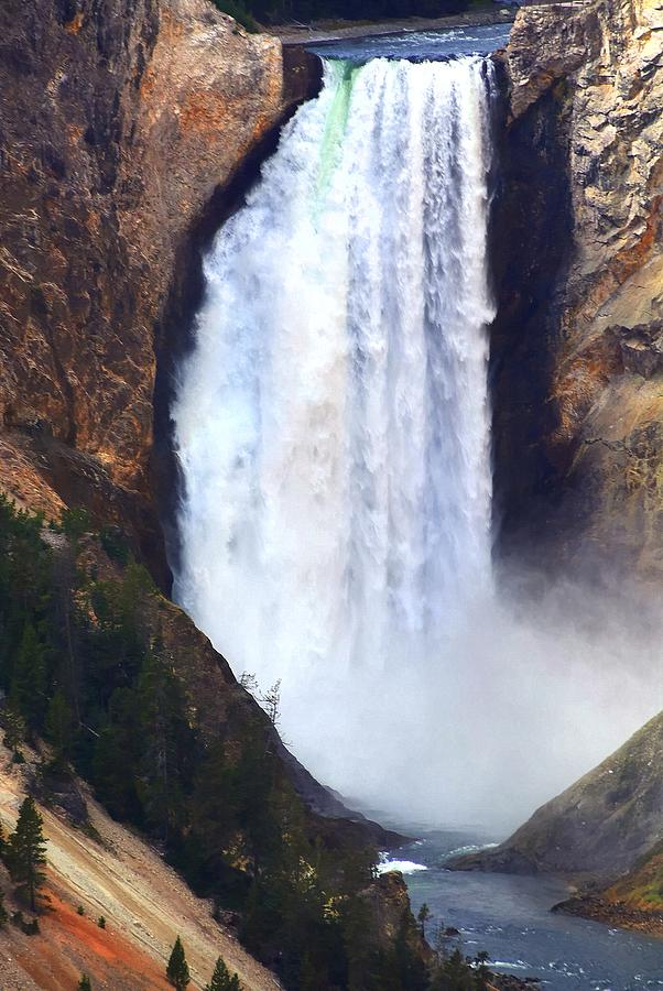 Yellowstone Falls Photograph by Charlotte Schafer