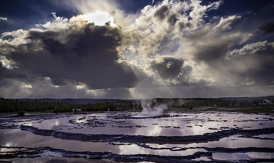 Yellowstone Geysers and Hot Springs Photograph by Jason Moynihan