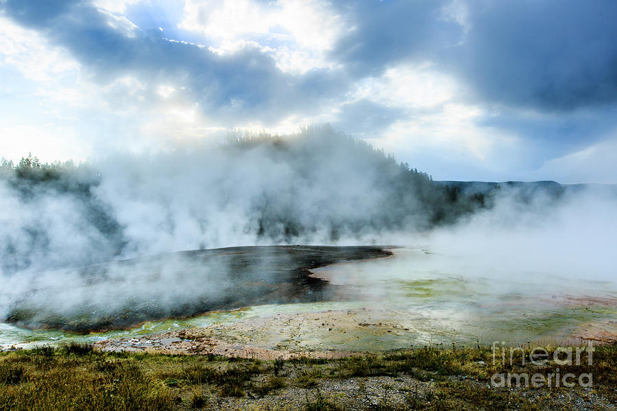 Yellowstone Geysers Photograph by Ben Graham