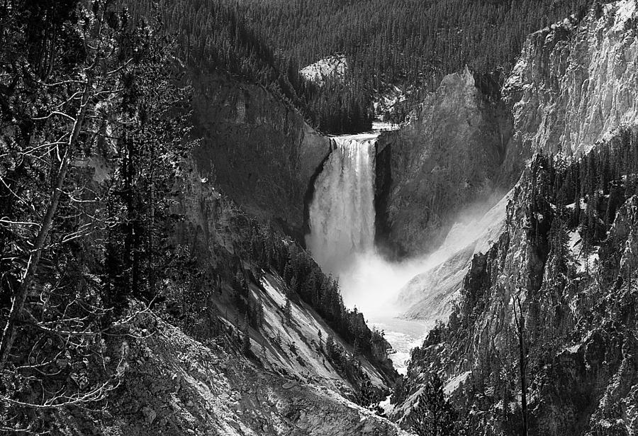 Yellowstone Grand Canyon Waterfall Photograph by Ginger Wakem