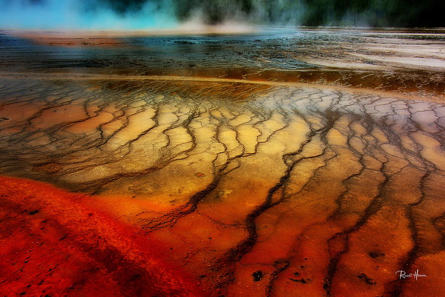 Yellowstone - Grand Prismatic Spring Photograph by Russ Harris