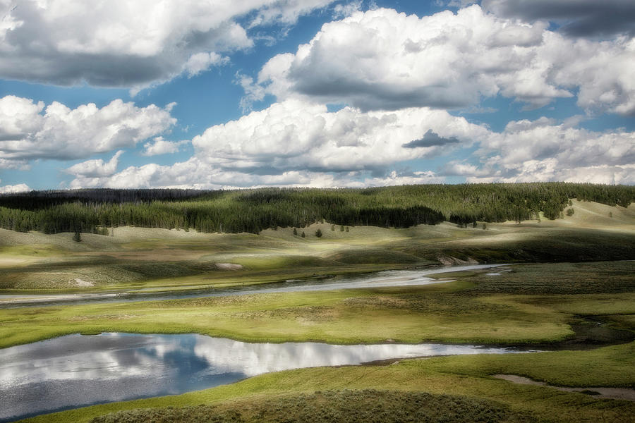 Yellowstone Hayden Valley National Park Wall Decor Photograph by Gigi ...