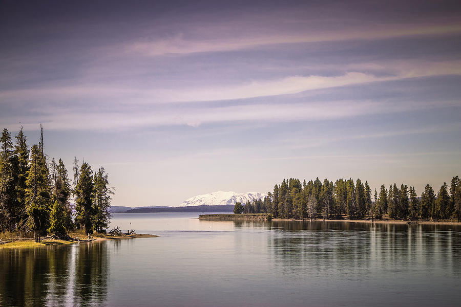 Yellowstone Lake Dawn Photograph by Dana Foreman