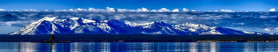 Yellowstone Lake Panorama Photograph by Mountain Dreams