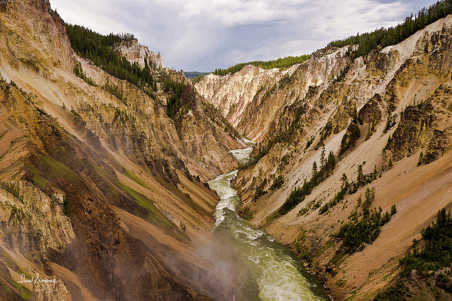Yellowstone Lower Falls Photograph