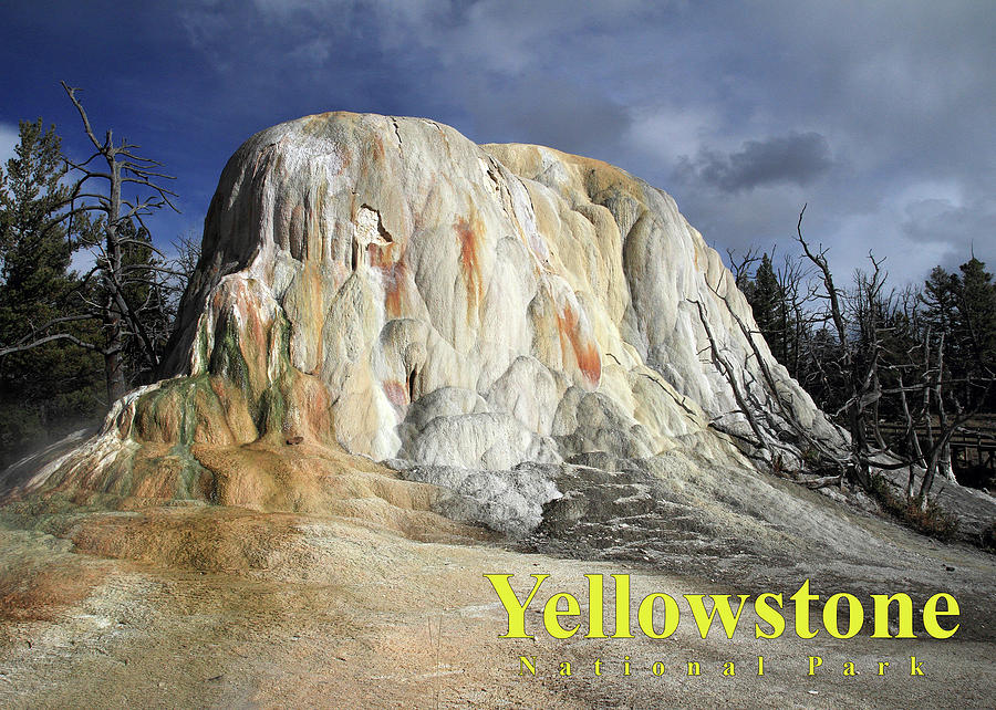 Yellowstone national park greeting card Photograph by Pierre Leclerc Photography