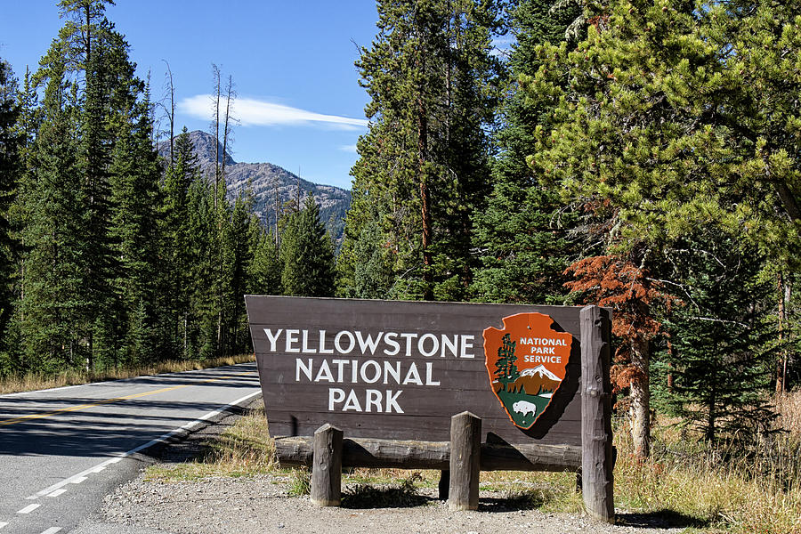 Yellowstone northeast entrance  Photograph by Shirley Mitchell