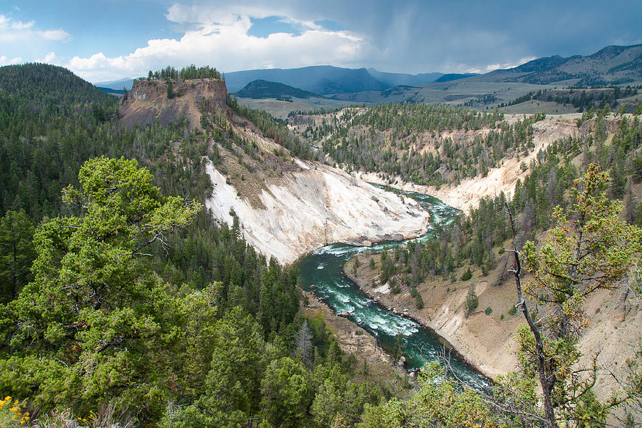 Yellowstone River Bend Photograph by David R Mann - Fine Art America