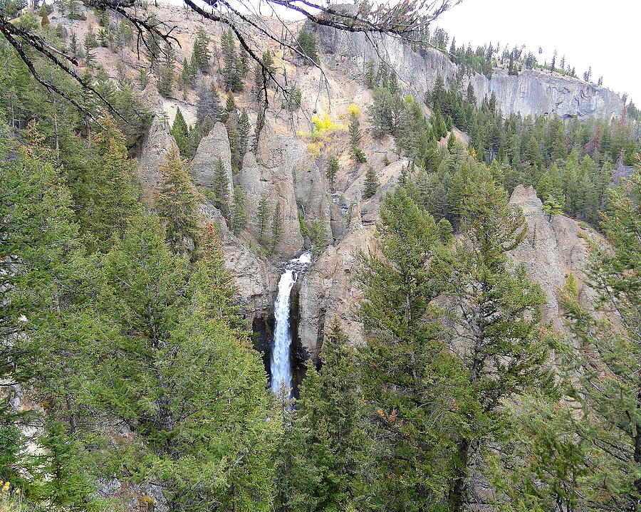 Yellowstone Park Falls Photograph by Arvin Miner