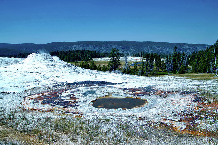 Yellowstone Park Goggles Spring In August 02 Photograph by Thomas Woolworth