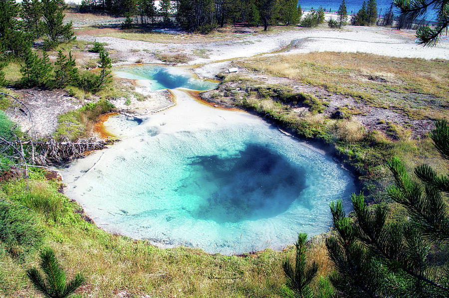 Yellowstone Park West Thumb Geyser Basin 01 Photograph by Thomas Woolworth