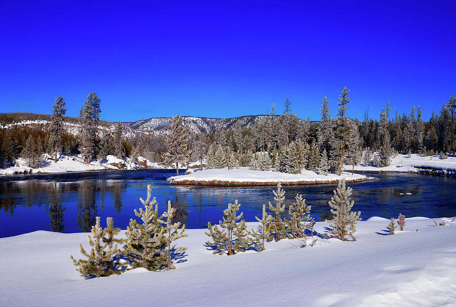 Yellowstone River in Winter Photograph by Mountain Dreams