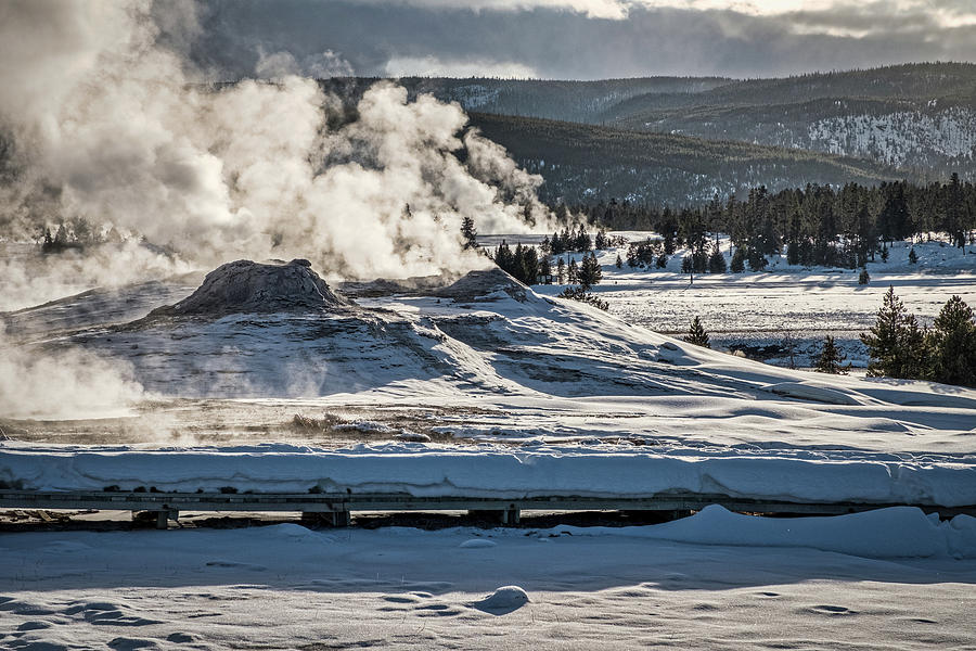 Yellowstone Smoking Pots  Photograph by Stuart Litoff