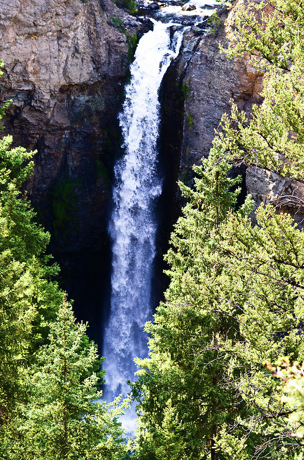 Yellowstone Waterfall Photograph by La Dolce Vita