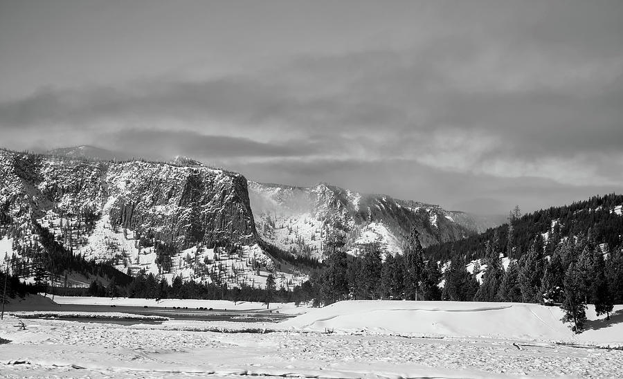 Yellowstone Winter Mountain Vista Photograph by Mountain Dreams