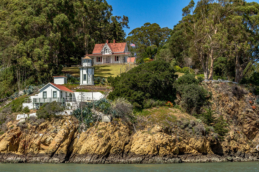 Yerba Buena Lighthouse Photograph by Bill Gallagher